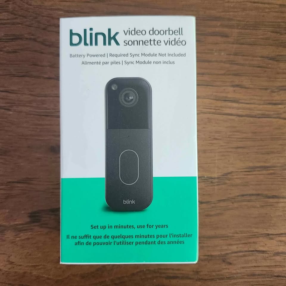 Blink Video Doorbell Wireless Security Camera (Sync Module Required / Not Included)