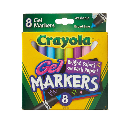 Crayola 8 Gel Markers