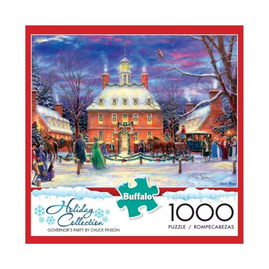 Buffalo Games 1000 Piece Holiday Collection Governor's Party Puzzle