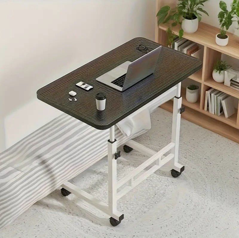 23" Black Adjustable Computer Desk (Manual Knob Adjustment)