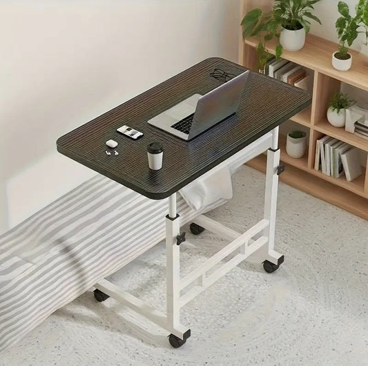 23" Black Adjustable Computer Desk (Manual Knob Adjustment)