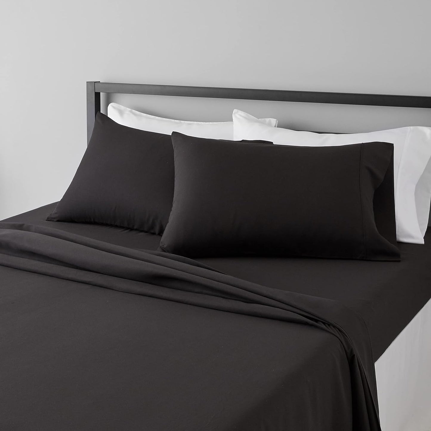 Black Deep Pocket Sheet Set