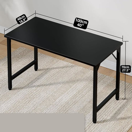 40" Black Computer Desk