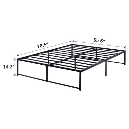 Full/Double 14" Metal Platform Bed Frame