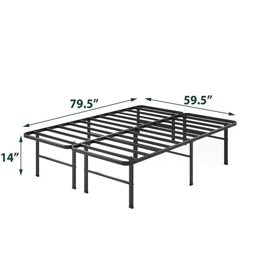 Queen 14" Quick Assembly Smart Base Platform Bed Frame