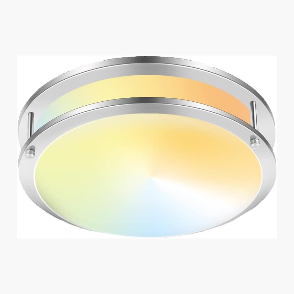 Smart Ceiling Light 12" Flush Mount • Alexa/Google Home
